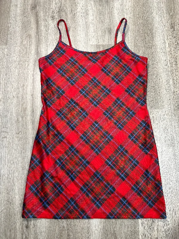 Dress Casual Short By Arizona In Red, Size: Xl Floral Print girly