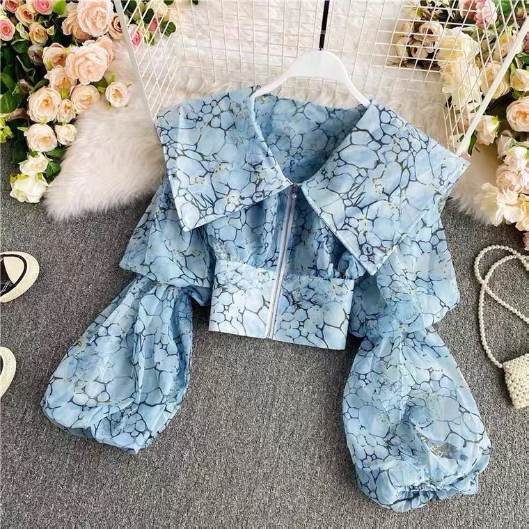 Kronos Formal Blouse Pastel Color Blouse