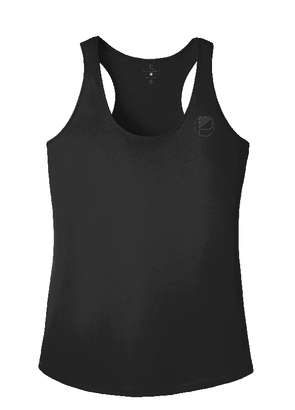 Performance Racerback Tank Dri-Fit Black stretchy tank top