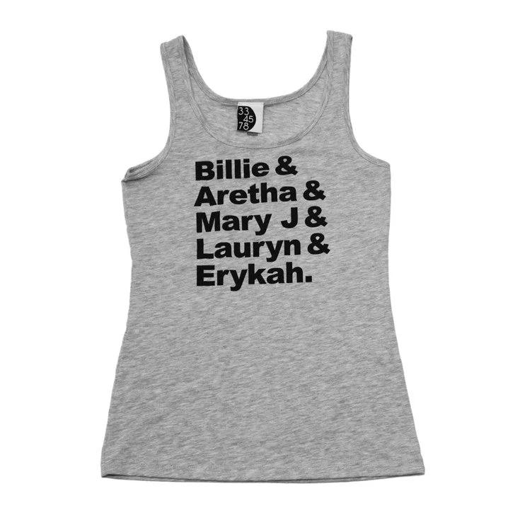 Womens True Lineage Tank Top Heather loose fit tank