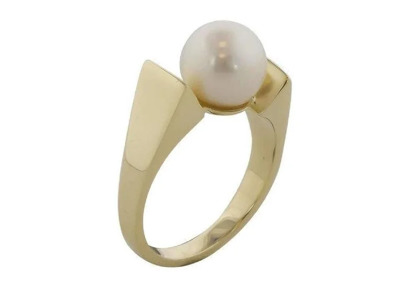 Unmissable Jewelry Sale – Shop Before It's Too Late Fresh Water Pearl Ring Design, Yellow Gold
