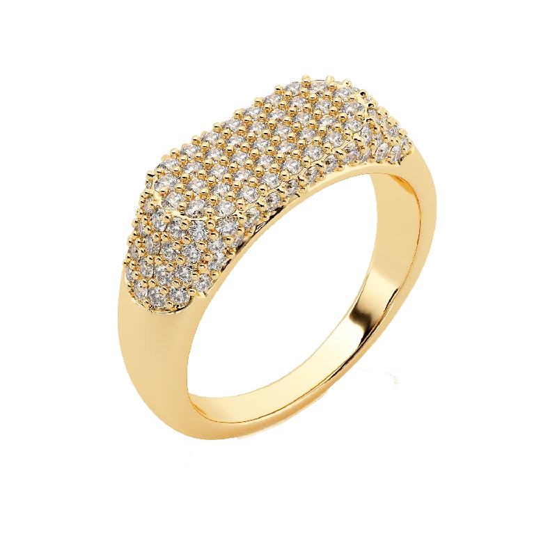 Personalized Jewelry Sale – Meaningful Gifts At Great Prices Diamond Pave Signet Ring