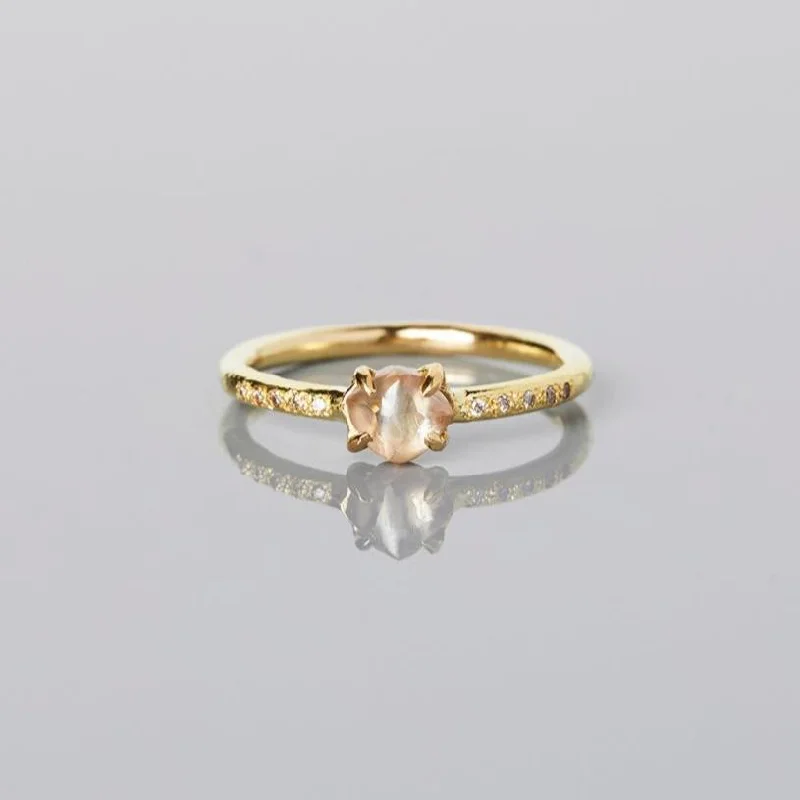 Jewelry Sale Bonanza – Grab Your Sparkle Now BDR17-OOAK | 0.69 Carat 15th Anniversary One-of-a-Kind Brown Diamond Ring