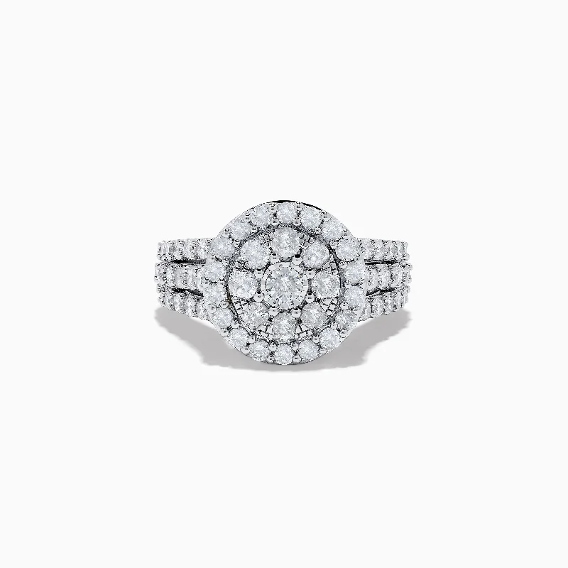 Seasonal Jewelry Deals – Elevate Your Style Bouquet 14K White Gold Diamond Cluster Ring
