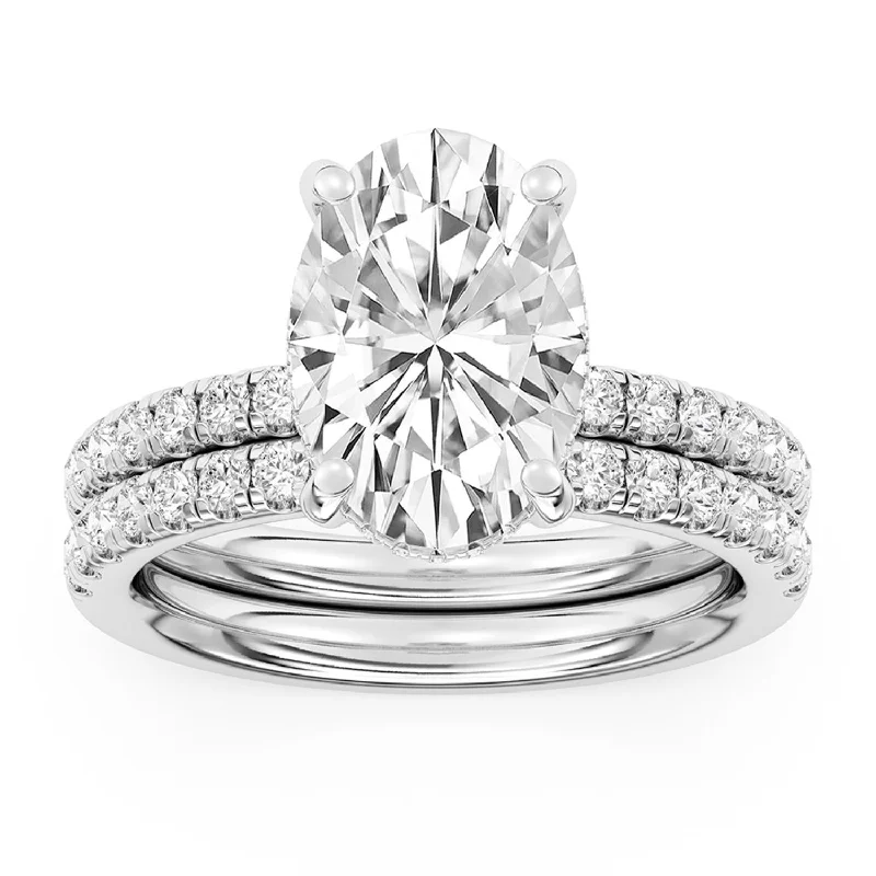 Personalized Jewelry Sale – Meaningful Gifts At Great Prices Signature EcoLove Diamond Dreams 4 CTW  100 Facet Centurion Diamond Bridal Set in Platinum