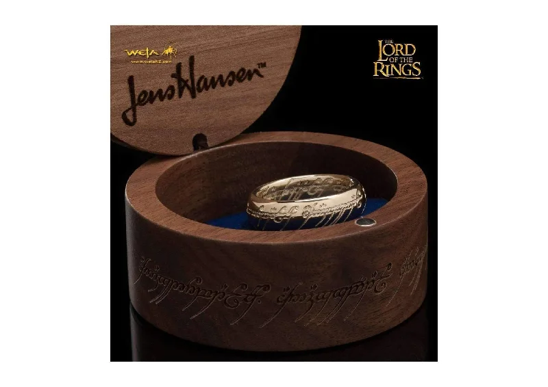Sparkle On A Budget – Fine Jewelry For Less Gollum Ring : The One Ring - 10K Solid Gold (with Elvish Runes)