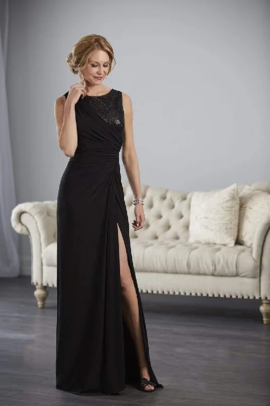 Christina Wu Elegance Sequin-Ornate Draped Sheath Gown