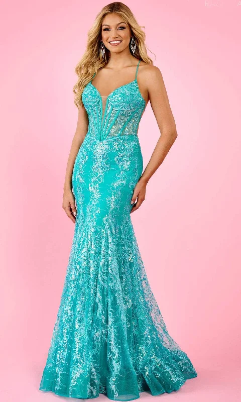 Rachel Allan 70491 - Corset Mermaid Prom Dress