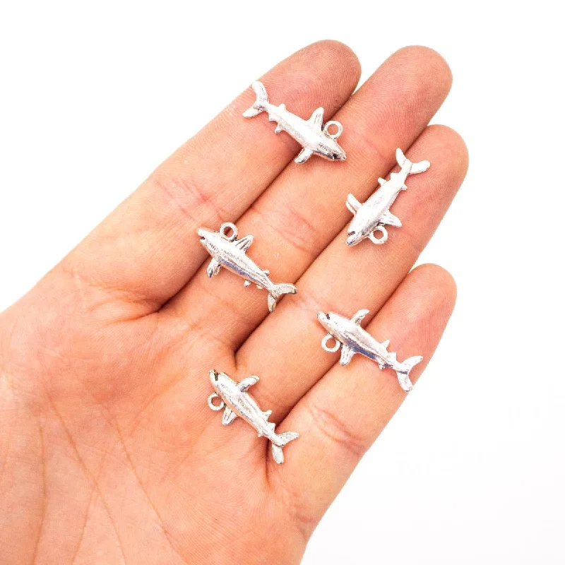 Huge Savings On Timeless Jewelry Collections 10 units 12x25mm Pendant antique silver Fish jewelry pendant Jewelry Findings & Components D-3-416