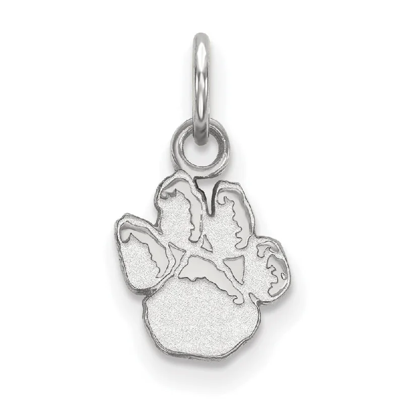 High-Quality Gemstone Jewelry For Special Occasions 10k White Gold U. of Pittsburgh XS (Tiny) Charm or Pendant
