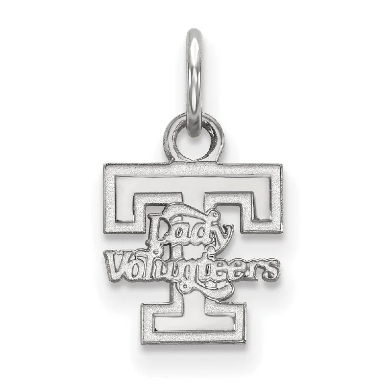 Your Dream Jewelry At Dream Prices – Shop Now 10k White Gold U. of Tennessee XS (Tiny) 'T' Logo Charm or Pendant