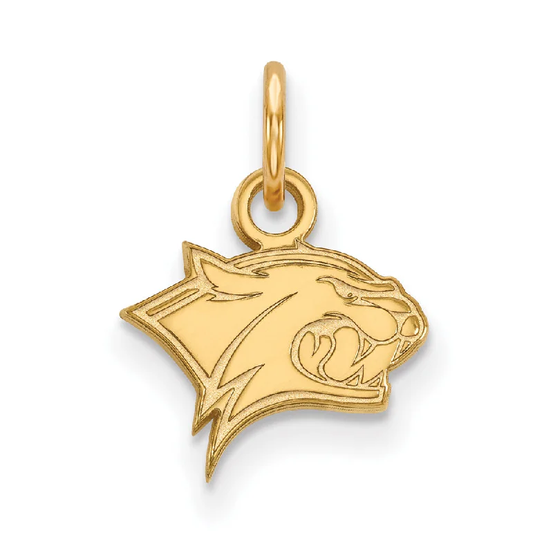 Delicate Crystal Jewelry For Sophisticated Charm 10k Yellow Gold U. of New Hampshire XS (Tiny) Charm or Pendant