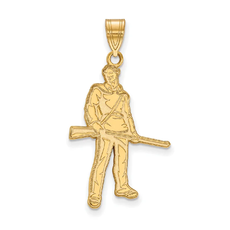 Affordable Luxury Jewelry For Every Occasion 14k Gold Plated Silver West Virginia U. Large Mascot Pendant