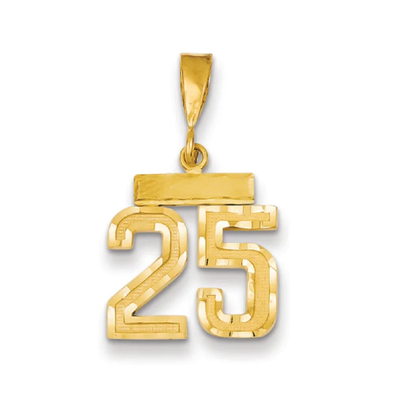 The Biggest Jewelry Sale Of The Year Is Here 14k Yellow Gold, Varsity Collection, Small D/C Pendant Number 25