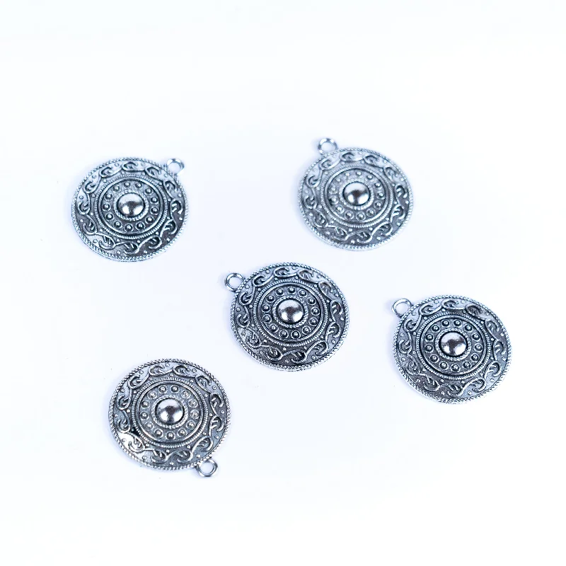 Don't Miss Out On Bestselling Jewelry At Special Prices 5pcs antique silver round tag jewelry finding suppliers D-3-543