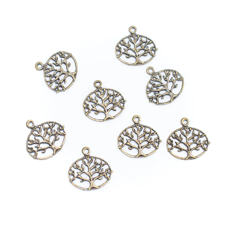 Seasonal Jewelry Sale – Upgrade Your Style Today 20 Pcs Antique Bronze small  Tree  pendant  jewelry supplies jewelry finding D-3-32-B