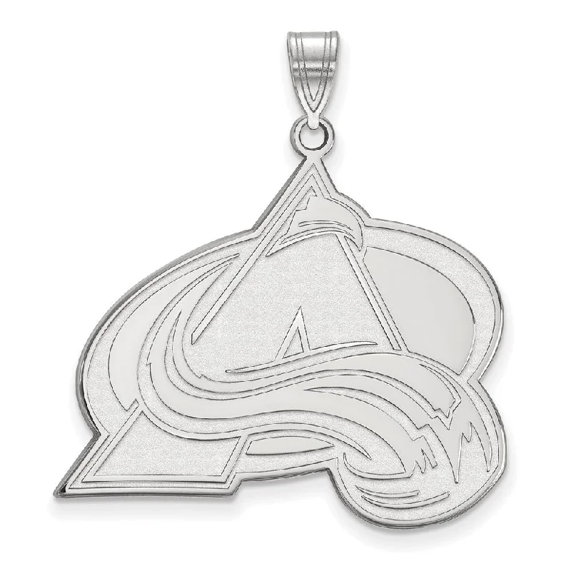 Flash Sale On Exquisite Jewelry – Don't Miss Out Sterling Silver NHL Colorado Avalanche XL Pendant