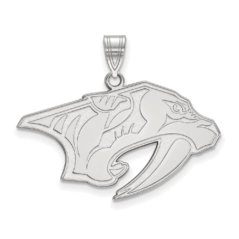 Shop Signature Jewelry Styles At Exclusive Prices Sterling Silver NHL Nashville Predators Large Pendant