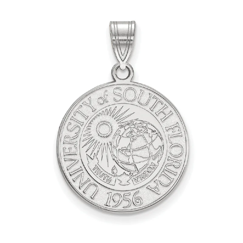 Make Every Moment Shine – Jewelry Discounts Available Sterling Silver South Florida Large Crest Pendant