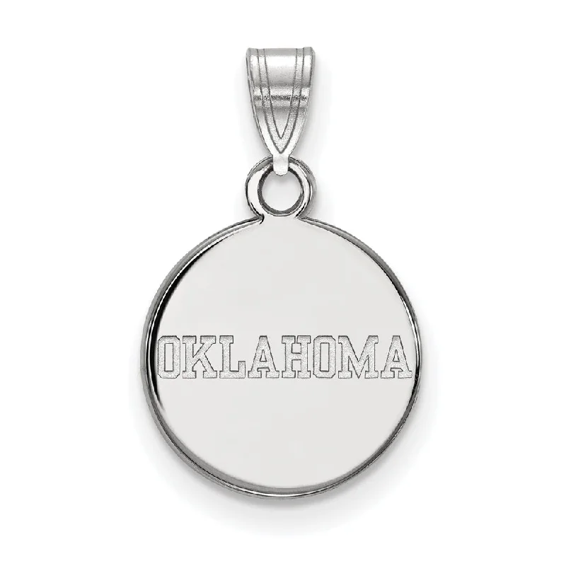 Shine In Style – Shop Jewelry Discounts Today Sterling Silver U. of Oklahoma Small Disc Pendant
