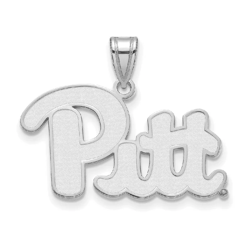 Shop Fine Jewelry With Amazing Deals Sterling Silver U. of Pittsburgh Large 'Pitt' Pendant