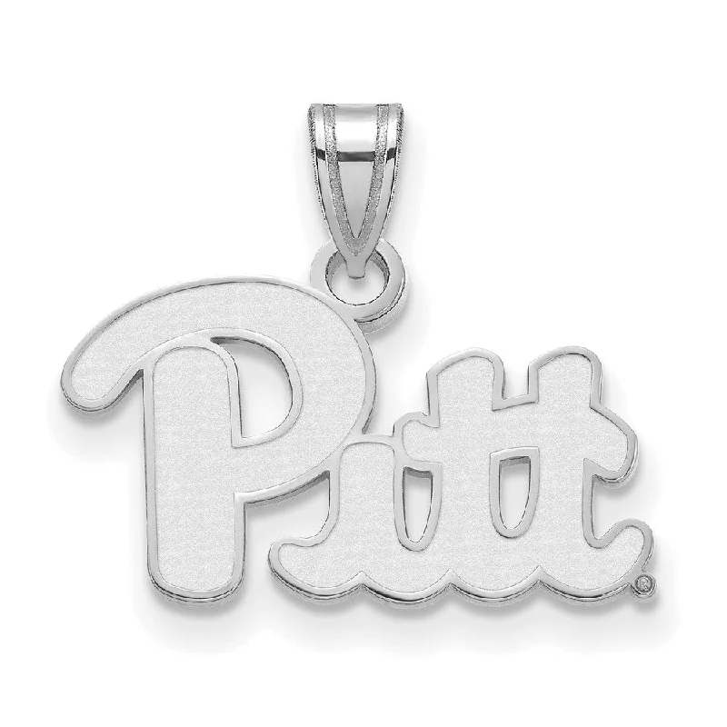 Timeless Elegance, Temporary Discounts – Act Fast Sterling Silver U. of Pittsburgh Small 'Pitt' Pendant